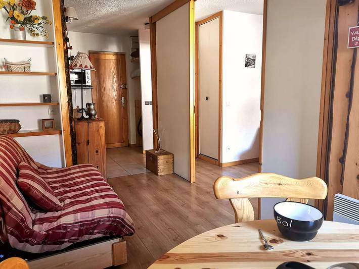 Ganzes Studio, Studio ski-in/ski-out à Valmorel, balcon, proche Esf et commerces, équipé, 4 pers., non-fumeur in Valmorel, Les Avanchers-Valmorel