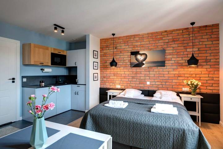 Vakantiewoning voor 2 personen, met balkon in Sopot