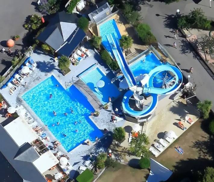 Camping pour 6 personnes, avec bassin pour enfant dans le Golfe du Morbihan