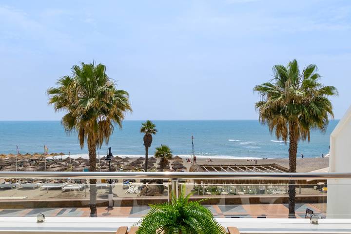 Studioleilighet for 2 personer, med Sjøutsikt og Balkong i tillegg til Terrasse i Torremolinos