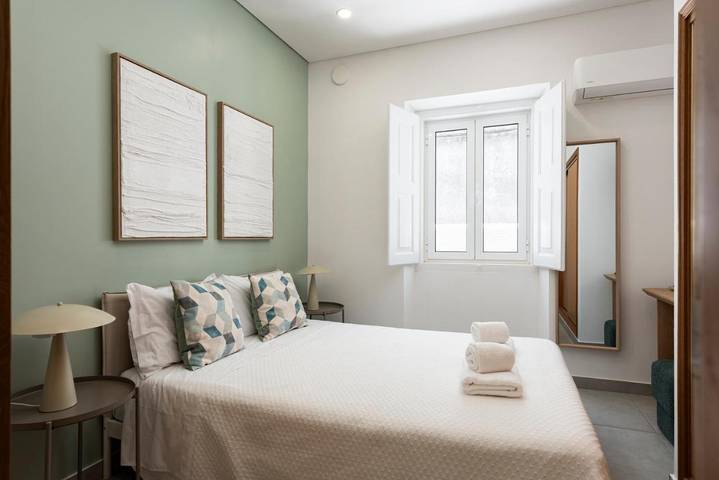 BnB für 2 Personen, mit Terrasse und Ausblick in Faro