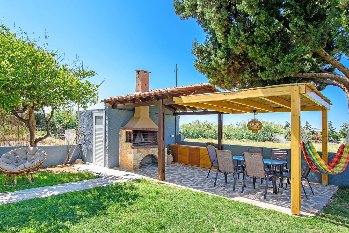 Ganze Wohnung, Spyros Villa Apartment 1 in Rethymno (Stadt), Rethymno und Umgebung