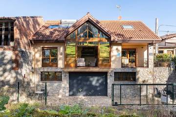 Gîte pour 6 personnes, avec jardin et balcon dans Porrúa
