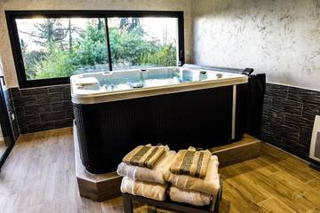Hôtel pour 4 personnes, avec jacuzzi et jardin à Grisolles
