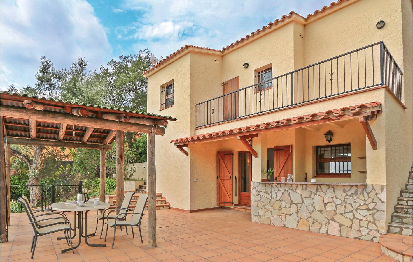 135 Quadratmeter Wohnung: Wi-Fi, Pool, Terrasse in Calonge in Mas Pere, Calonge