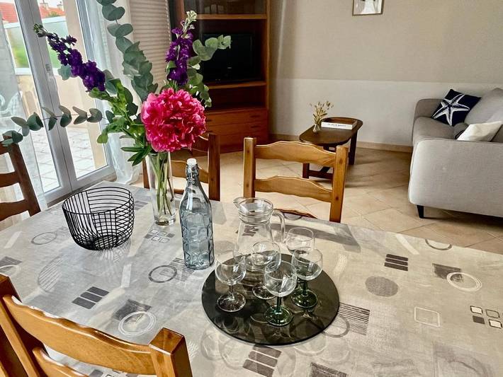 Gîte pour 11 personnes, avec jardin et terrasse à Ravenoville - 4