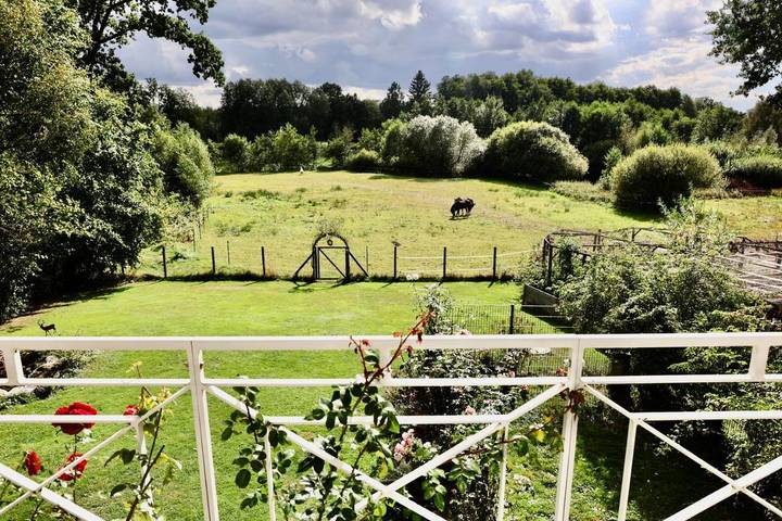 Ferienwohnung für 2 Personen, mit Terrasse und Sauna sowie Ausblick in Heide Park