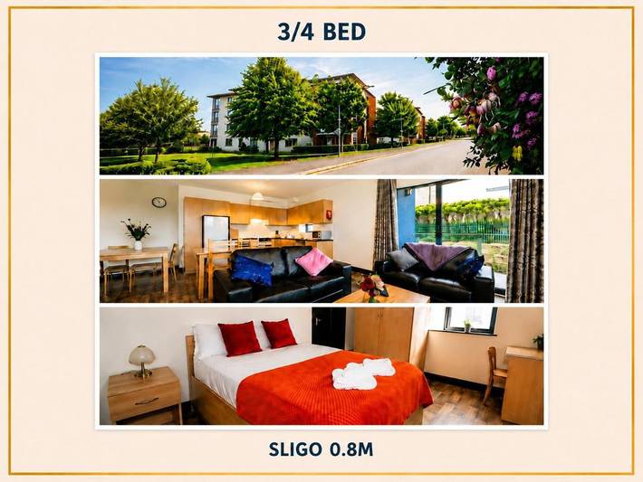 Gîte pour 5 personnes, avec jardin à Sligo