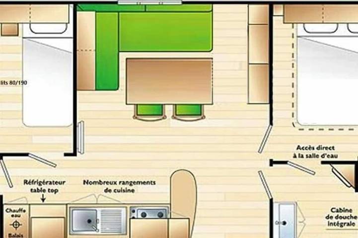 Camping pour 5 personnes