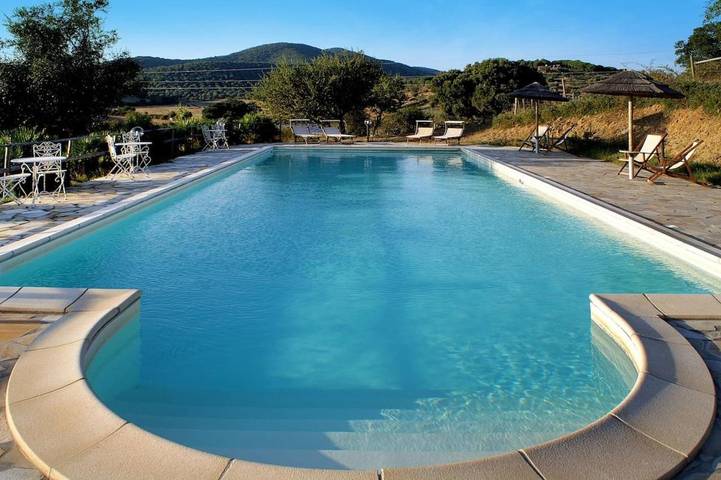 Gîte pour 2 personnes, avec piscine ainsi que vue et jardin, animaux acceptés à Castiglione della Pescaia - 3