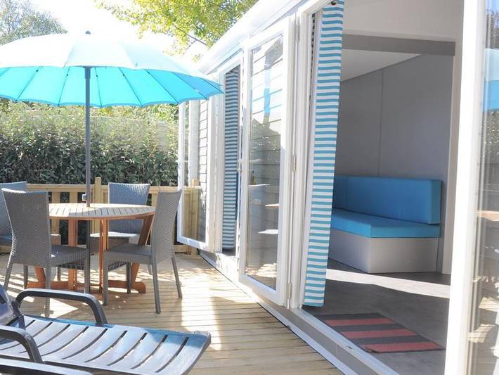Camping Le Raguènes Plage  - Mobilheim 5 personen - Premium in Raguénez, Névez