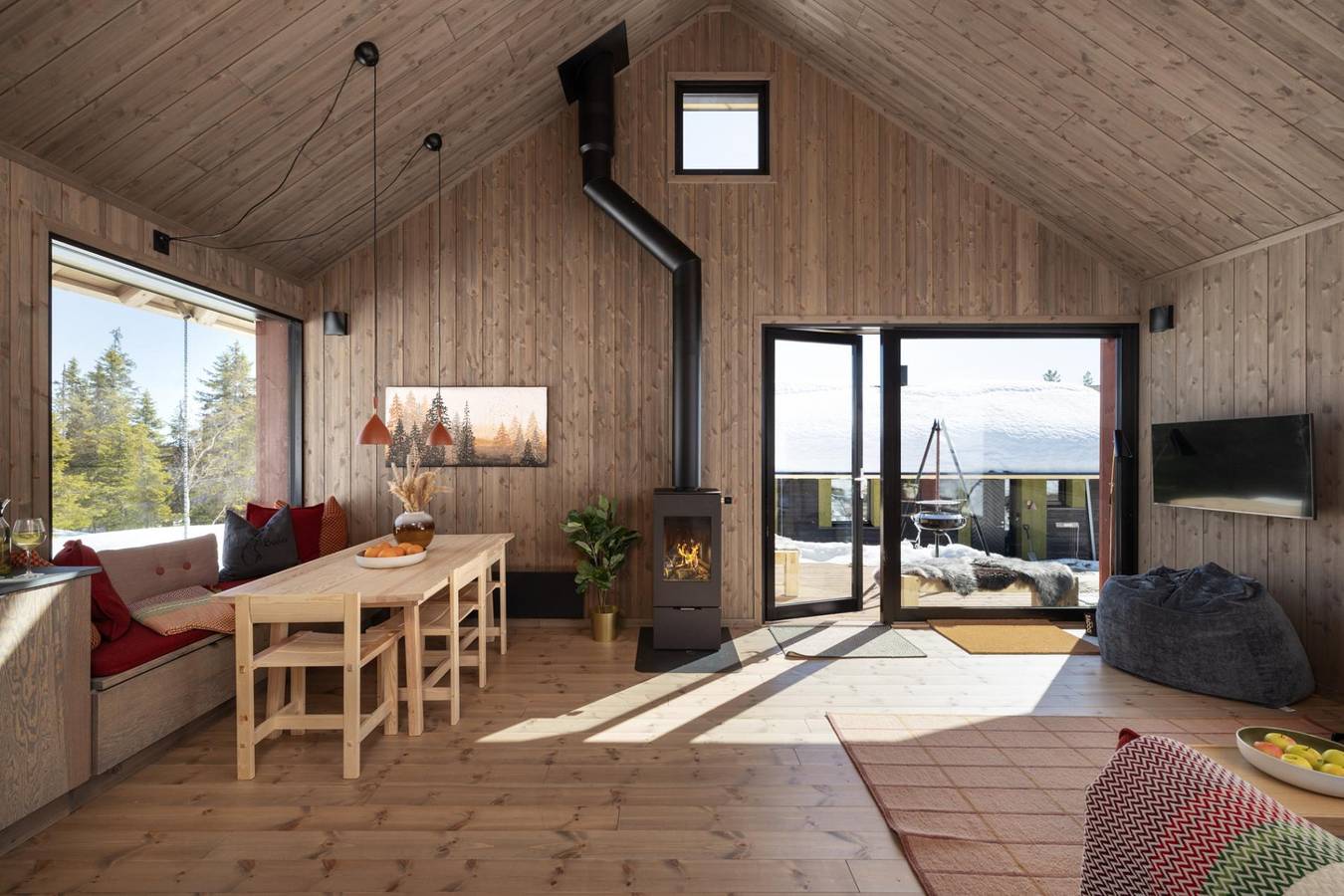 Ferienhaus für 6 Personen mit Garten in Løten