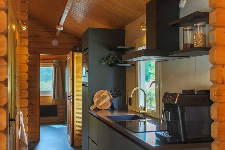 Chalet mit skandinavischem Flair für 4 Personen in der Natur von Groningen in Haren, Groningen und Umgebung
