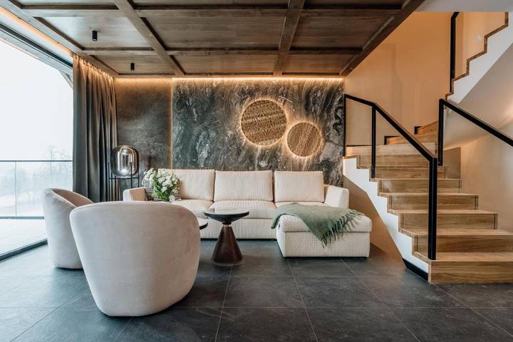 Apartament wakacyjny dla 16 osób, z ogród i widok oraz sauna, zwierzęta dozwolone - 1