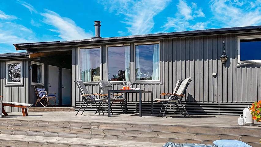 Feriehus for 10 personer, med terrasse i Østfold