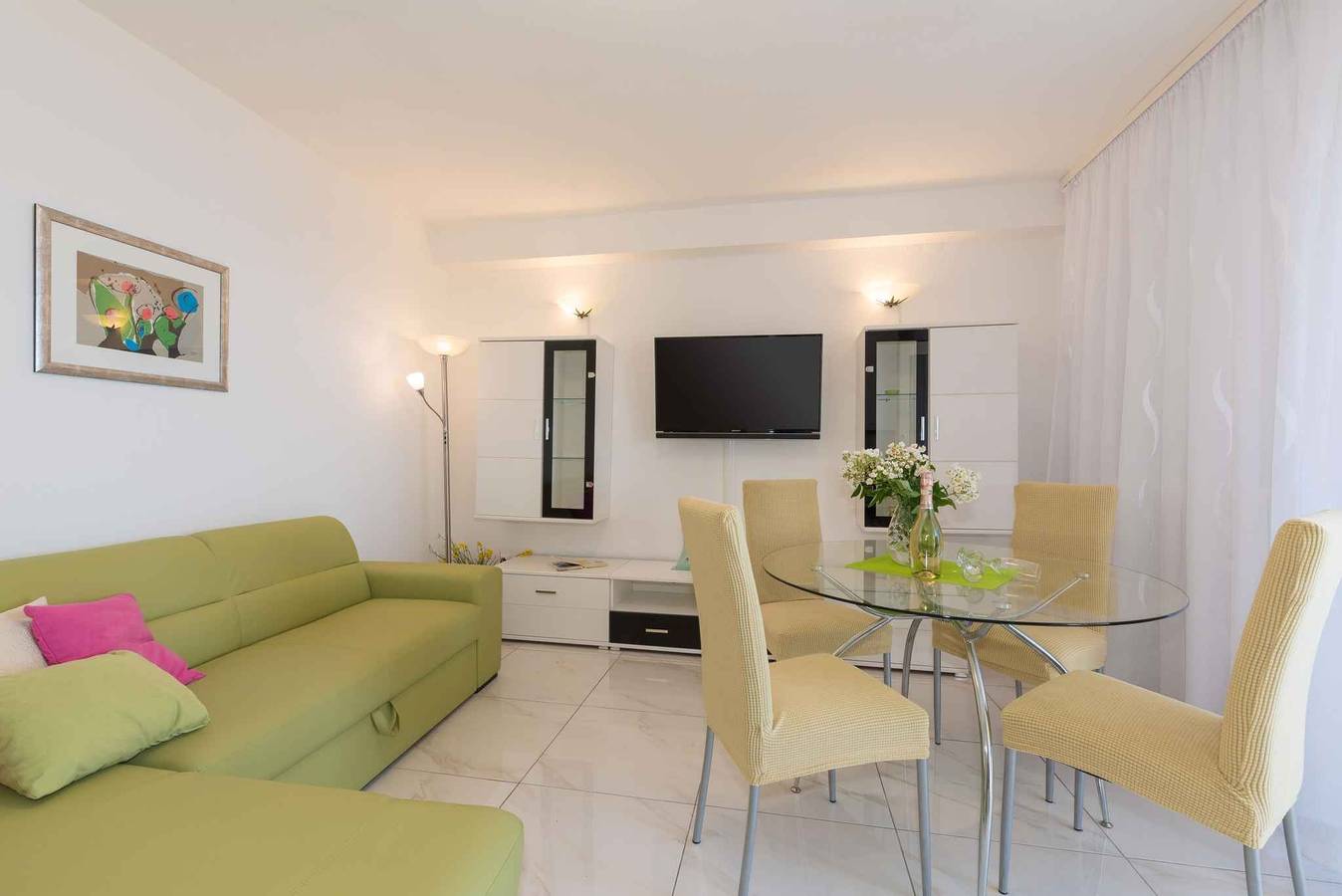Ganze Ferienwohnung, Ferienwohnung mit Meerblick und Grillmöglichkeit  in Raša, Ostküste Istrien