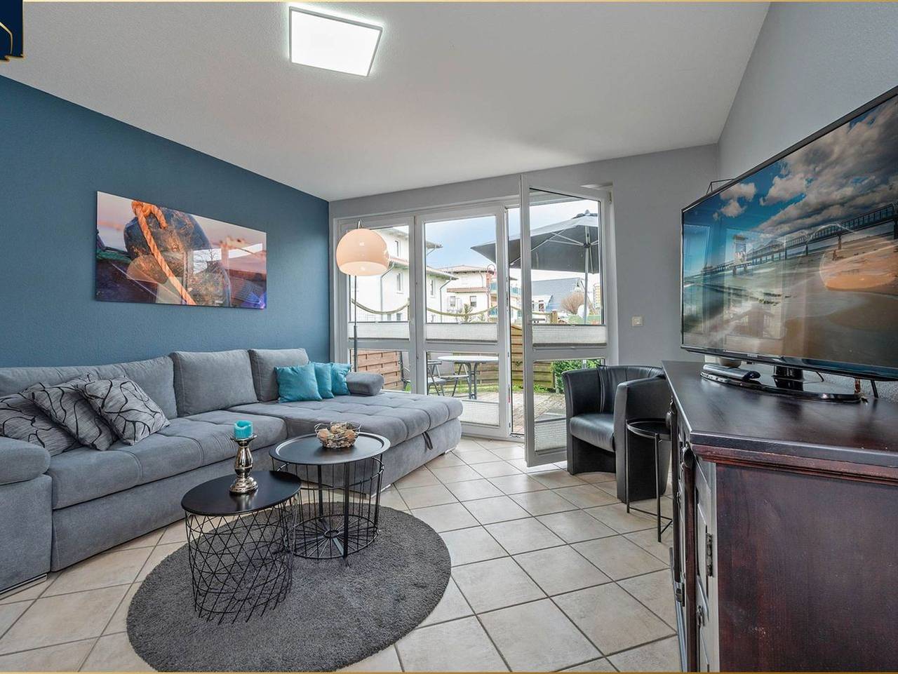 Ganze Ferienwohnung, Ferienwohnung Nordwind - Ruhige Ferienwohnung in Heringsdorf mit Terrasse, nur 7 Min. zum Strand in Drei Kaiserbäder, Heringsdorf