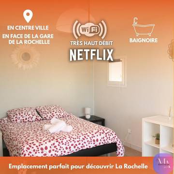 Gîte pour 2 personnes dans Gare De La Rochelle - Ville