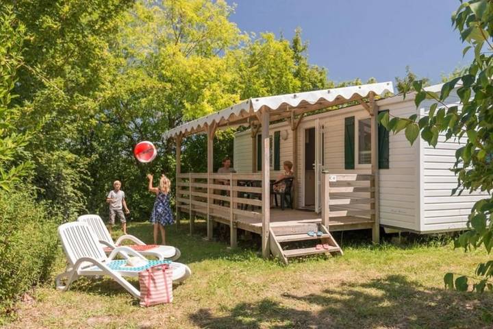 Mobil home pour 6 personnes, avec bassin pour enfant à La Romieu - 3