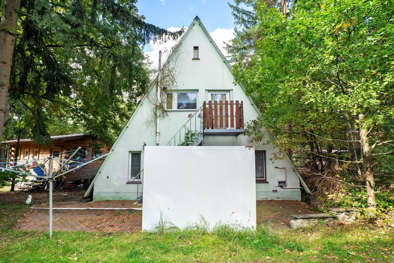Ganze Wohnung, Ferienwohnung 'Finnhütte' mit Balkon in Niesky, Oberlausitz-Niederschlesien