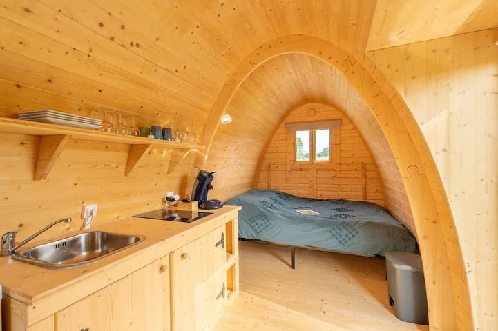 Pod à la ferme avec bain nordique in Farbus, Région d'Arras
