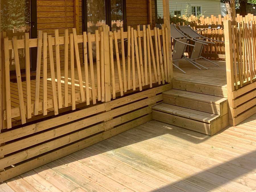 Camping Les Rives de Grand Lieu - Mobilhome 4 personas - Casa móvil Premium de 2 dormitorios con jacuzzi in Saint-Philbert-de-Grand-Lieu, Nantes region