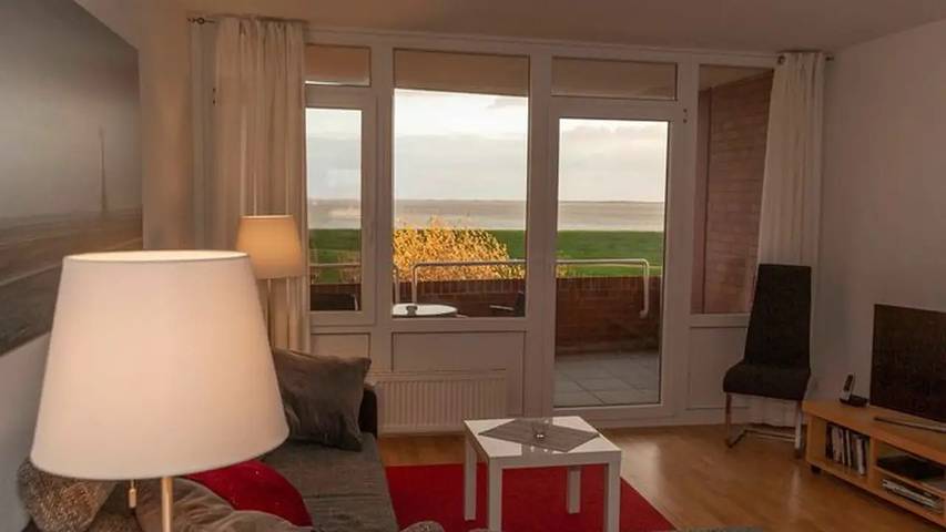 Ferienwohnung für 2 Personen, mit Balkon am Südstrand Wilhelmshaven
