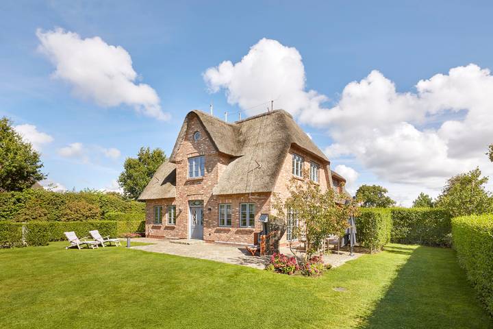 Luxus-Ferienhaus für 6 Personen, mit Terrasse und Garten sowie Sauna auf Föhr