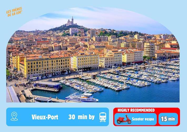 Gîte pour 4 personnes, avec terrasse dans Stade Vélodrome - 2