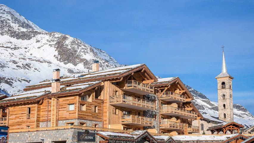 Appartement de vacances pour 6 personnes, avec sauna et balcon à Tignes