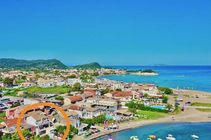 Holiday rental for 8 people, with balcony and garden in Sidari