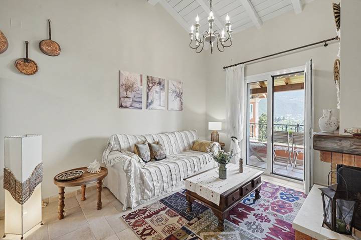 Hel lejlighed, Apartment 'Villa Boho' with Sea View and Shared Garden in Korfu