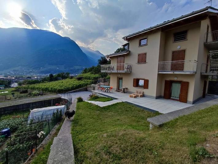 Appartement de vacances pour 5 personnes, avec vue et jardin, animaux acceptés