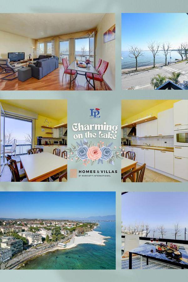 Loft per 6 persone, con vista lago e panorama nonché balcone a Desenzano del Garda