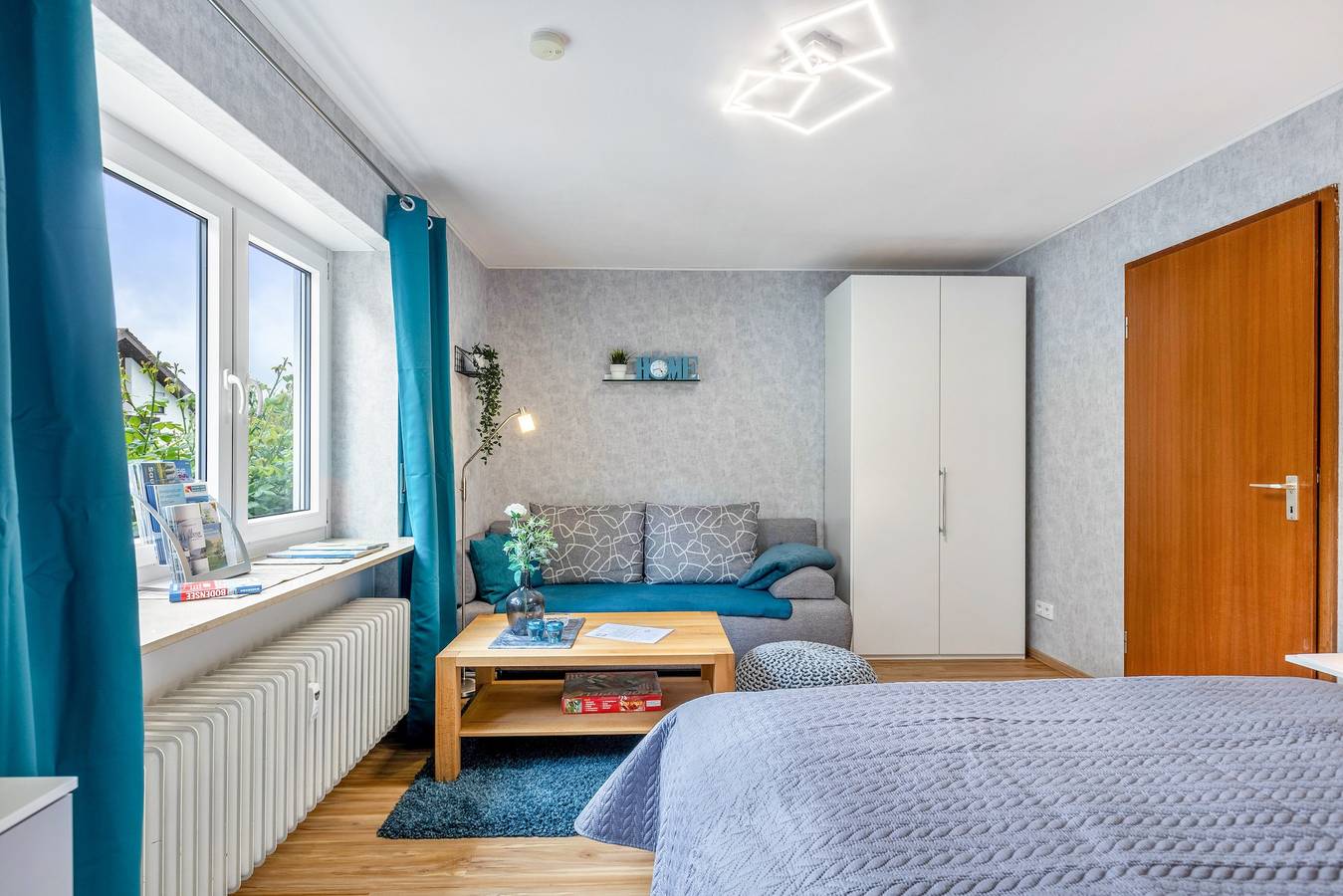 Ganze Wohnung, Apartment 'Gartenblick' mit Gemeinschaftsgarten und Wlan in Moos, Untersee