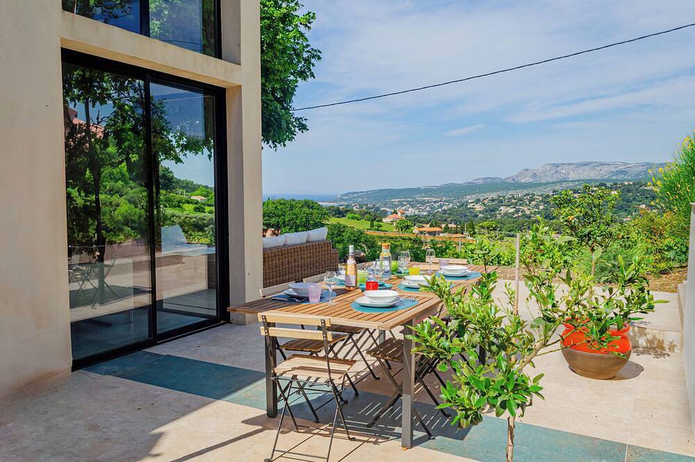 4-Sterne-Villa in Cassis mit privatem Pool – Panoramablick auf Weinberge & Meer in Cassis, Nationalpark Calanques