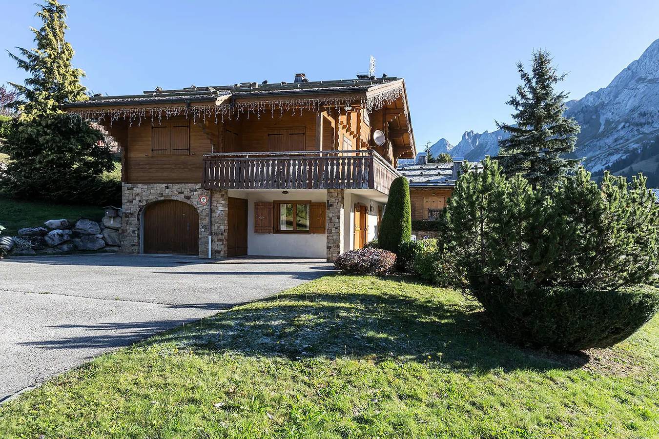 Appartement entier, Rez de chalet avec terrasse plein Sud, sur les pistes de ski de fond in Lac des Confins, La Clusaz