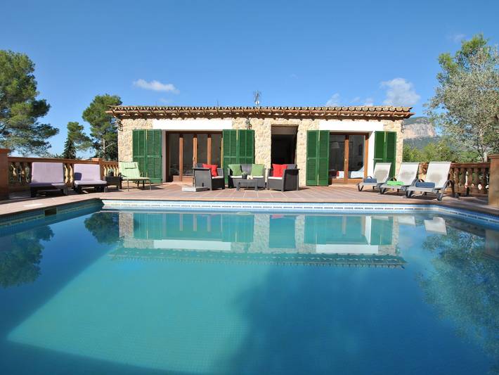 Casa rural para 12 personas, con terraza y piscina en Alaró - 2