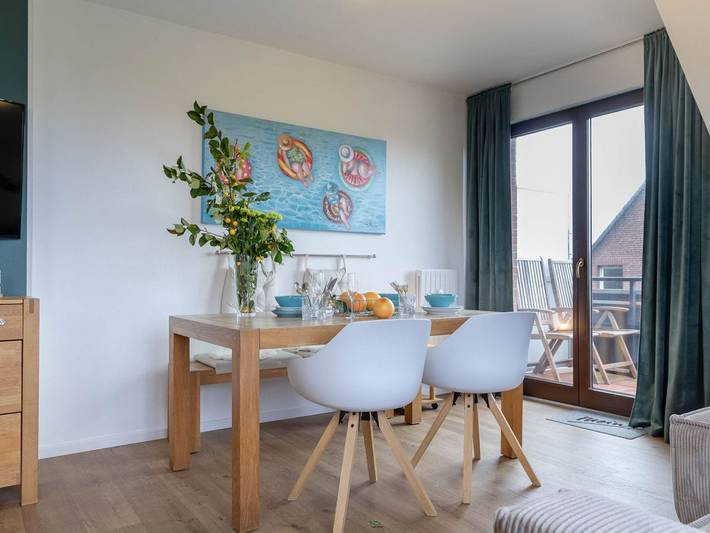 Ganze Ferienwohnung, Himmelsleiter - Fischerweg: Strandnahe moderne 2-Zimmerwohnung  mit Balkon in Westerland, Sylt (Gemeinde)