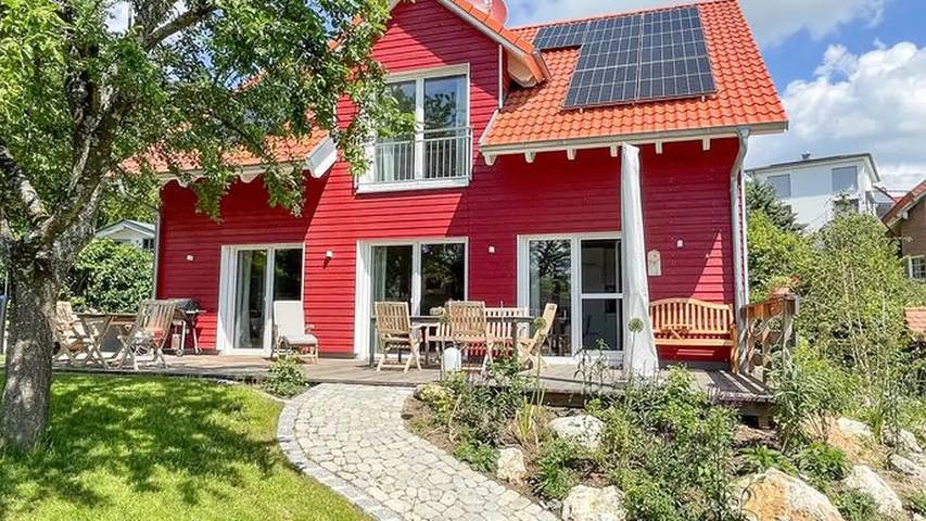 Ferienhaus für 9 Personen, mit Sauna und Terrasse sowie Garten in der Fränkische Schweiz