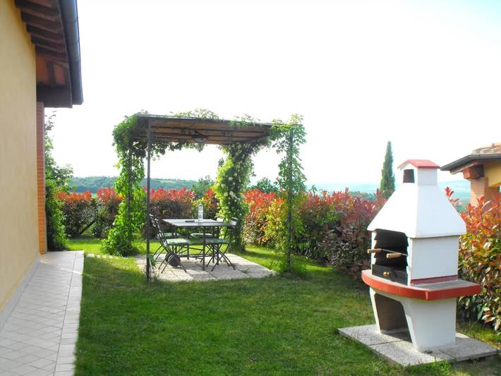 Appartamento per 3 persone, con giardino in Val d’Orcia