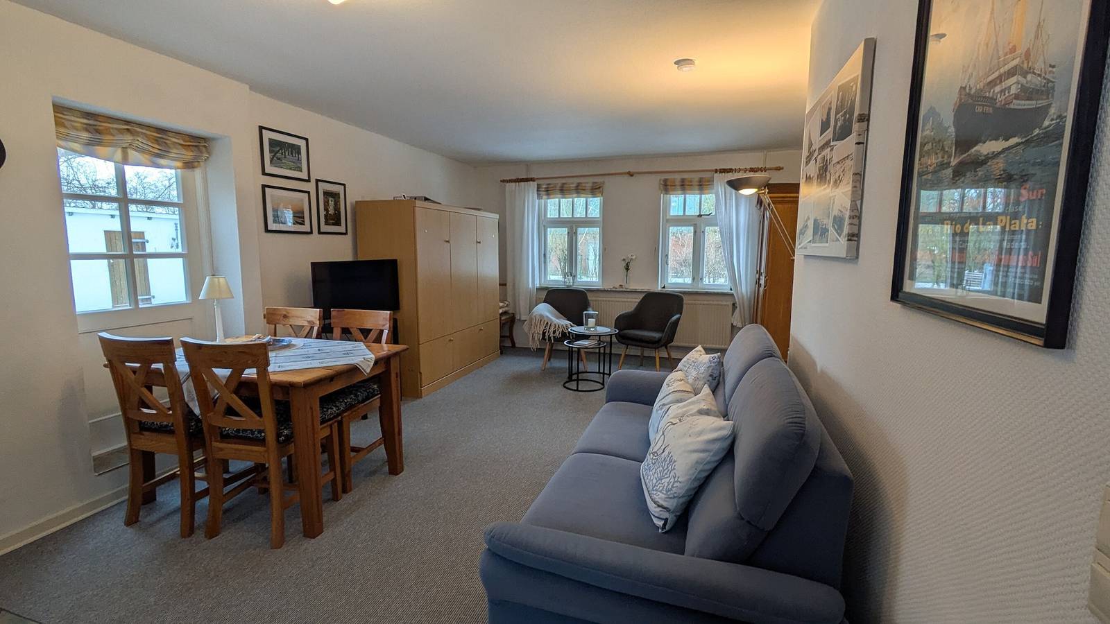 Appartement entier, Grande cour avec pelouse, abri de jardin et terrasse, Wlan in Ockholm, Nordseeküste