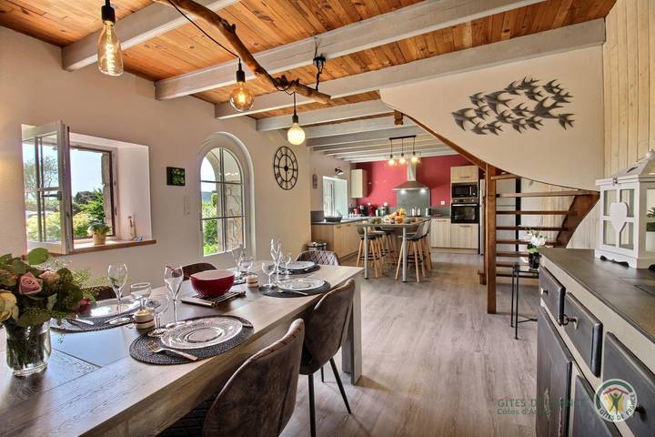 Gîte pour 6 personnes, avec jardin et terrasse à Lanvellec - 3