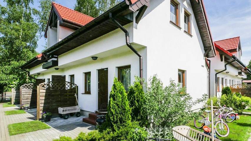 Dom dla 5 osób, z ogród, zwierzęta dozwolone w Dąbki