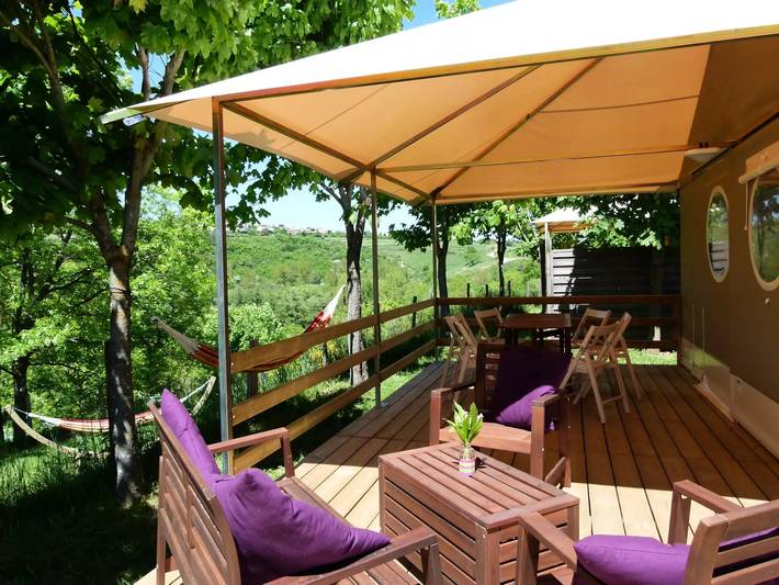 Chalet pour 4 personnes, avec piscine et vue en Ardèche - 2