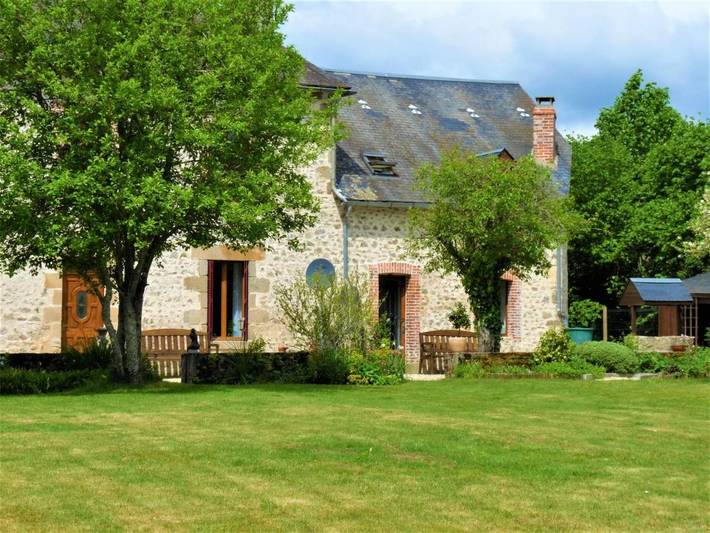 Appartement de vacances pour 4 personnes, avec Terrasse ainsi que Jardin et Vue
