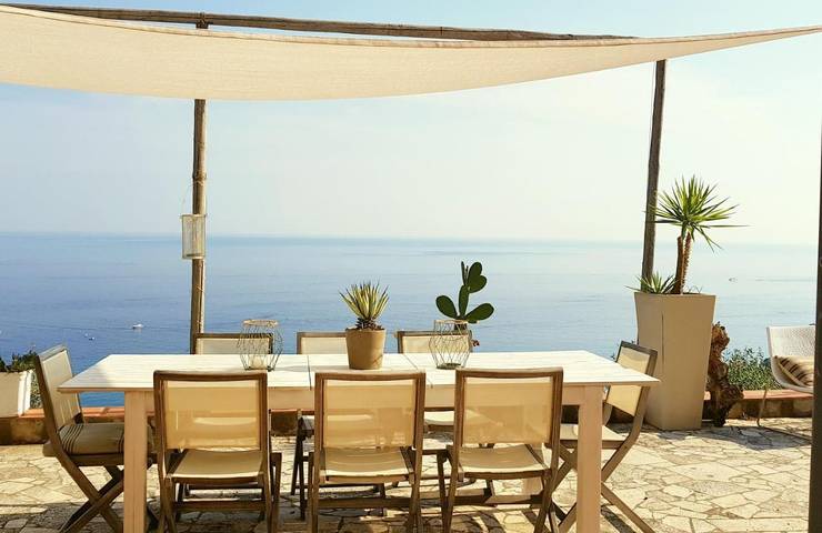 Villa per 4 persone, con Balcone e Terrazza nonché Giardino e Panorama a Comune di Finale Ligure