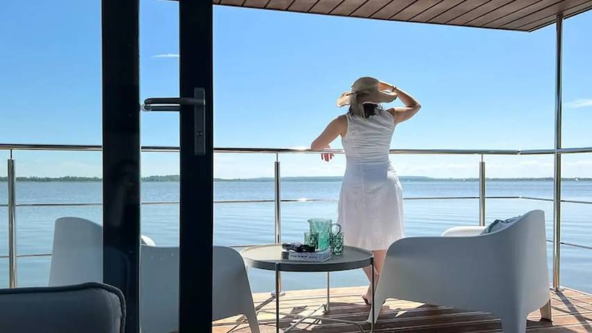 Boot für 4 Personen, mit Terrasse in Polen