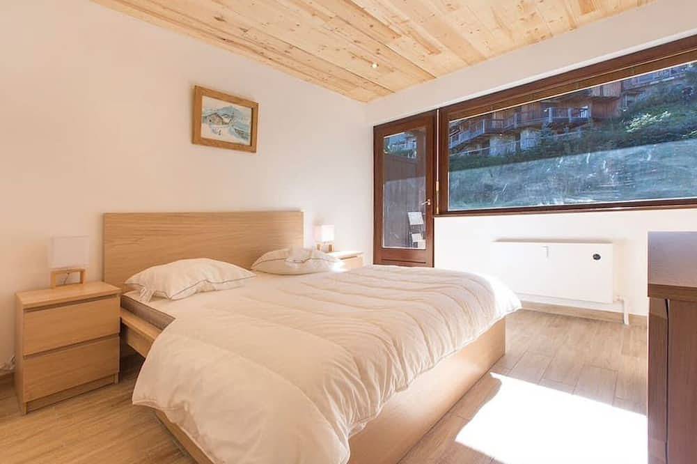 Ganze Wohnung, Apartment-Apartment-Ensuite mit Dusche-Balkon-Appartement 5 avec Balcon in Megève, Pays du Mont-Blanc
