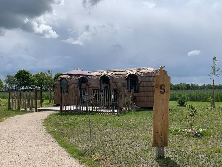 Camping voor 4 personen, with Whirlpool and Terras as well as Sauna in Nedersaksen